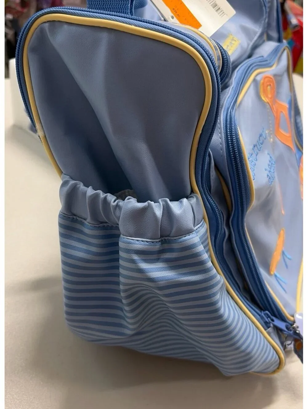 Carter’s NWT Construction Ahead Travel Diaper Bag With Changing Pad Baby Boy